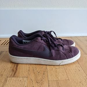 Nike sneakers, purple suede, size 8